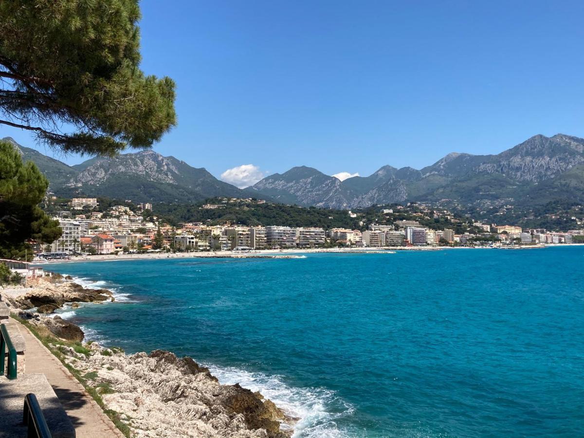 Appartement 4 Pers A 50M De La Plage, Avec Piscine Roquebrune-Cap-Martin Exterior foto